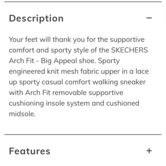 🆕 SKETCHERS Big Appeal Arch Fit Running Shoes - Picture 5 of 11